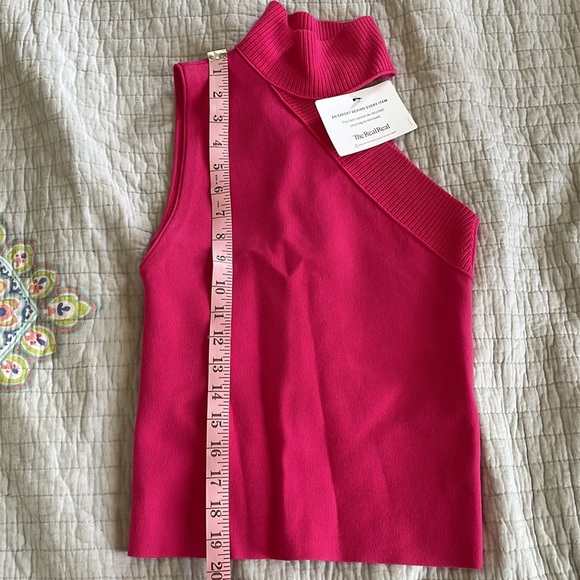 Alice + Olivia Kiki knit tank hot pink size small - Picture 6 of 9